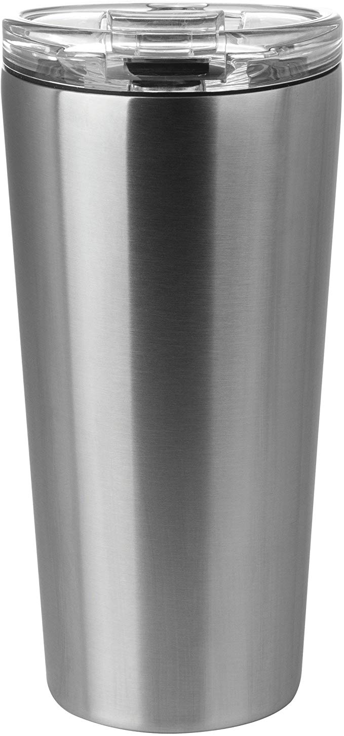 X-Pac Stainless Steel Double Wall Vacuum Tumbler, 16 Ounces