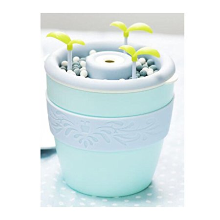 Office Humidifier,200ml Anion Potted Plant Diffuser Ultrasanic Cool Mist Air Purifier