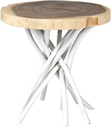 East at Main Charlotte Table, 22x22x22, White
