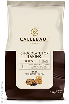 Callebaut Dark Chocolate Baking Chips L 2.5 kg