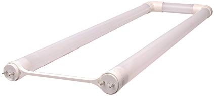 ELB Electronics LEDT8-17-850-B-FHF U6 10-Pack LEDT8-17-850-B-FHF U6, Plug and Play LED 6" U-Bend lamp, 17.5W, 5000K (Daylight), T8 and T12 Ballast Compatible, ETL Listed, White (Pack of 10)