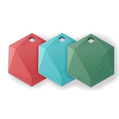 XY Find It - XY2 Bluetooth Item Finder 3-pack Jade-Aquamarine-Ruby