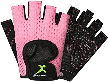 Gym Gloves, Lightweight Breathable Workout Gloves, Ultralight Weight Lifting Gloves for Men & Women Home Gym