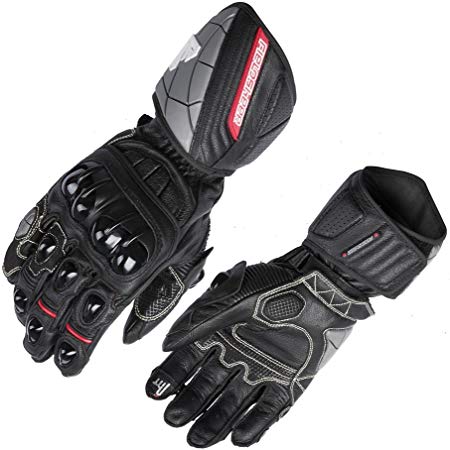 Fieldsheer Unisex-Adult Race-Pro Gloves (Black/Red, Large)