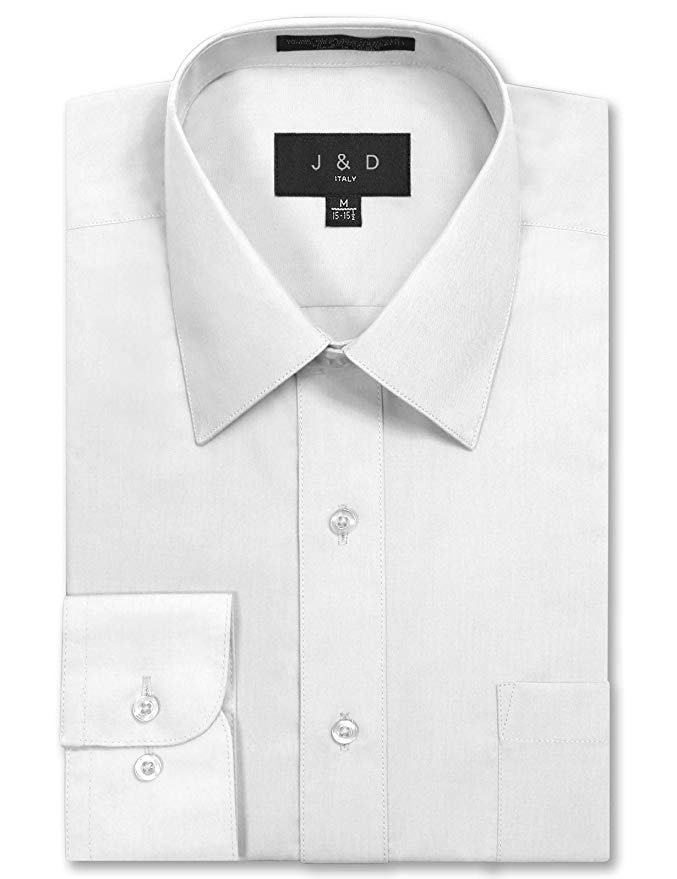 JD Apparel Men's Regular Fit Dress Shirts