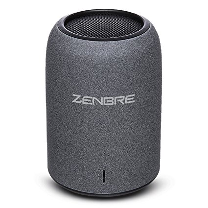 Portable Speakers, ZENBRE M4 Wireless Bluetooth Speakers for Laptop, Tablet, iPhone, Computer Speaker with Enhanced Bass Resonator (Black)