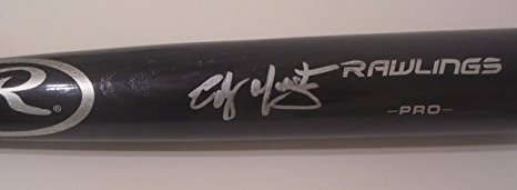 Edgar Martinez Autographed / Signed Rawlings Big Stick Full Size Baseball Bat w/ Proof Photo, Seattle Mariners, COA