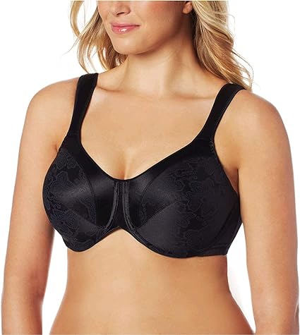 Bali Womens Satin Tracings Minimizer Bra, Maximum Support Underwire Bra, Df3562