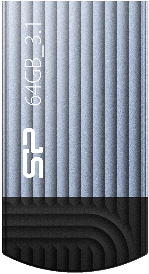 Silicon Power Jewel J20 64GB USB 3.1 GEN 1/ USB 3.0 Flash Drive [Blue]