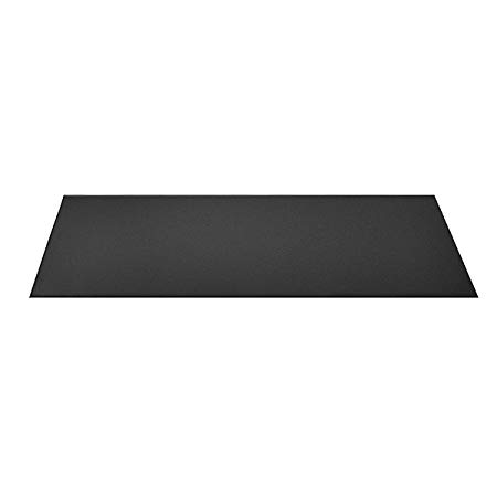 Ｇymax 36" x 78" Large PVC Exercise Mat High Density Folding Floor Protector for Treadmill Equipment