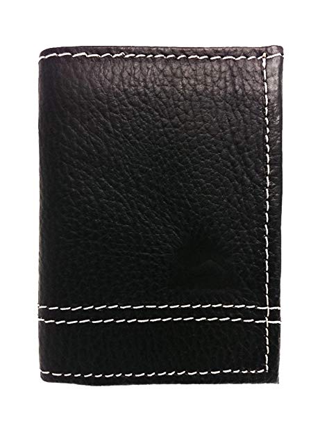 AVIMA Leather Wallet, BEST Genuine 100% Cowhide Leather Men's Hand Crafted Tri-Fold Wallet