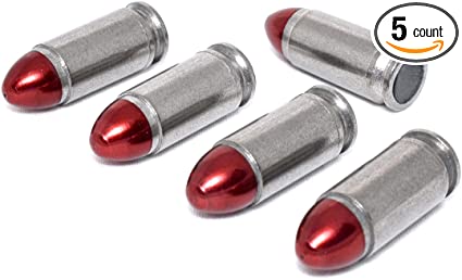 Steelworx 9mm Stainless Steel Snap Caps/Dry Fire Training Rounds