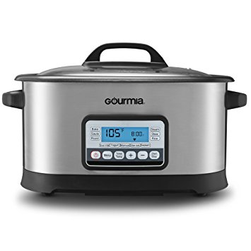 Gourmia GMC650SS 11 in 1 Sous Vide & Multi Cooker - Stainless Steel, LCD Display Multiple Cooking Options, Bonus Accessories & Free Recipe Book