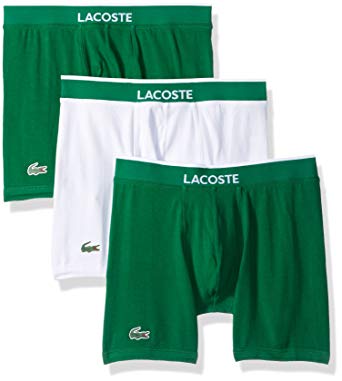 Lacoste Men's 3 Pack Ctn/stch Boxer Brief