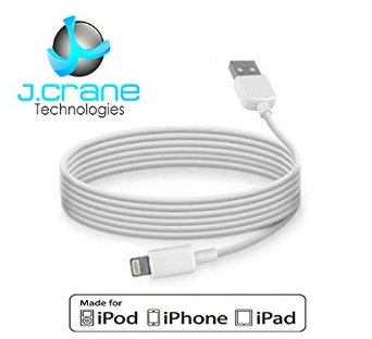 Apple MFi Certified 10ft USB to Lightning Charging Cable - Fast Charge Sync and Data Transfer for All Apple Accessories and iOS Devices