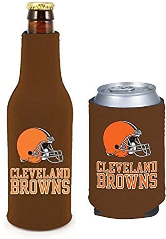 NFL Football Can & Bottle Holder Insulator Beverage Cooler