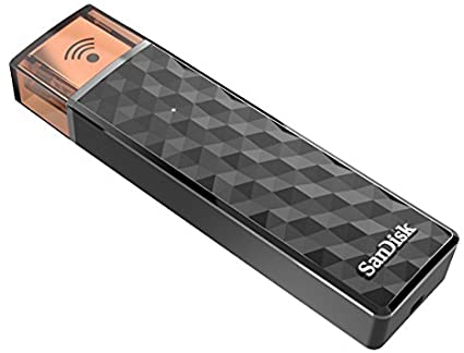 SanDisk 64GB Connect Wireless Stick Flash Drive - SDWS4-064G-G46,Black