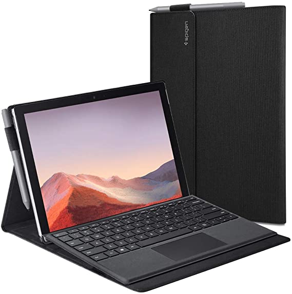 Spigen Stand Folio Designed for Surface Pro 7 / Surface Pro 6 Case - Black