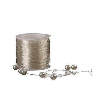 Shintop Elastic Beading Threads - 328 Feet Jewelry Making String for DIY Jewelry Making and Crafts (0.8mm, Clear)