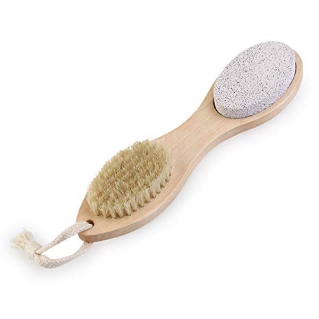 Rosenice 4-in-1 Foot File Nail Brush Callus Reducer Pumice Stone