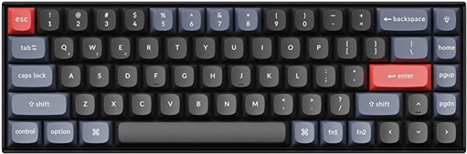 Keychron K6 Pro QMK/VIA Wireless Mechanical Keyboard, Hot-Swappable Custom Programmable Macro Wired Keyboard with Keychron K Pro Brown Switch, White Backlit, PBT Keycaps for Mac Windows Linux