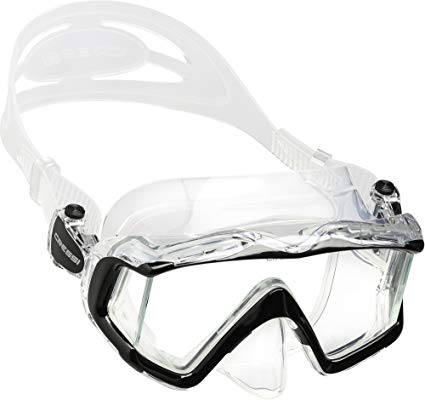 Cressi PANO 3, Large Wide View Mask for Scuba Diving & Snorkeling - Cressi Quality Since 1946