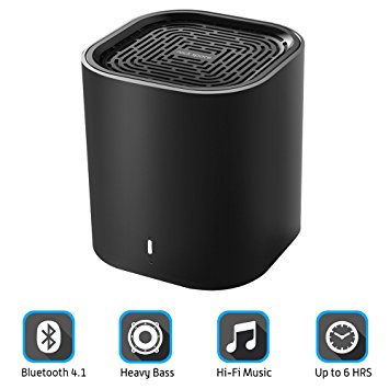 Portable Bluetooth Speaker - Mini Bluetooth Speaker w/ Superior Clarity and Enhanced Heavy Bass, Powerful Big Sound Driver, 33Ft Wireless Range, Up to 6 Hours Playtime Premium Wireless Bluetooth Speak