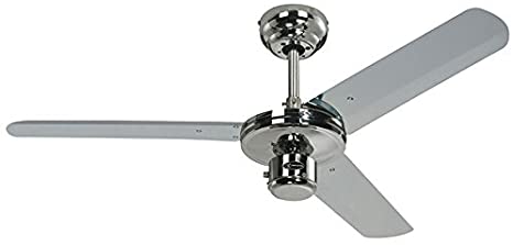 Westinghouse 7826340" Industrial Ceiling Fan, Chrome