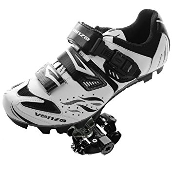 Venzo Mountain Bike Bicycle Cycling Shimano SPD Shoes   Sealed Pedals