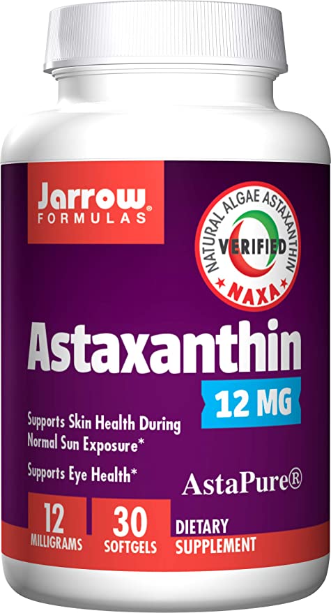 Jarrow Formulas Astaxanthin, 12mg, 30 softgels