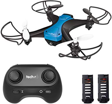 tech rc Mini Drone for Kids, Long Flight Time RC Drone with 2 Batteries, Fun for Play with 3D Flips, Auto Hovering, Headless Mode, One-Key Take Off/Landing, Easy Fly Toy Drone for Kids and Beginners