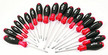 Wiha 30299 Pro Tool Set with SoftFinish Grip, 20 Piece