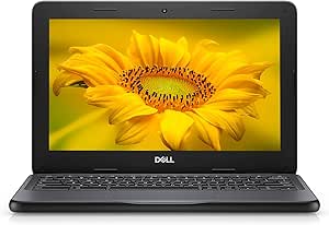 Dell 11'' HD Touchscreen Chromebook, Intel Celeron N Processor Up to 2.47GHz, 4GB Ram, 32GB SSD, HDMI, Super-Fast WiFi, Chrome OS, Pastel Black(Renewed)