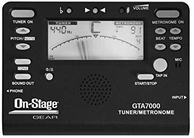 On-Stage GTA7000 Chromatic Tuner/Metronome/Tone Generator