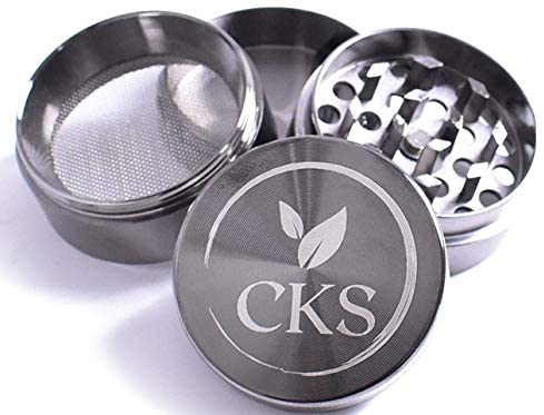 GRINDER,HERB,SPICE,Small,Compact 40mm 1.6 inch grinder, 4 layer lightweight with magnetic cap (GUN METAL GREY)