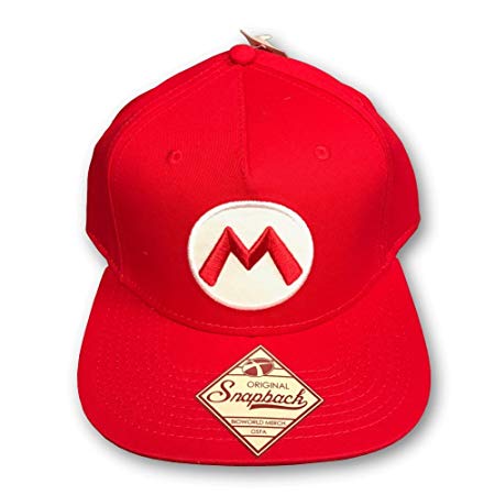 Nintendo Officially Licensed Super Mario Red Snapback Baseball Cap