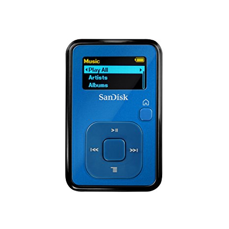 SanDisk Sansa Clip  4 GB MP3 Player (Blue) (Discontinued by Manufacturer)