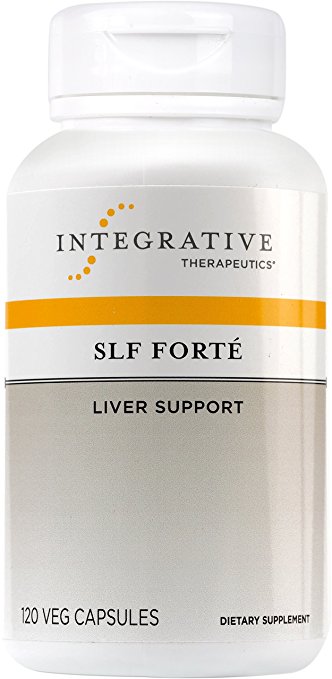 Integrative Therapeutics - SLF Forte - Liver Support - Milk Thistle, Vitamins, and Antioxidants for Liver/Gallbladder Support - 120 Capsules