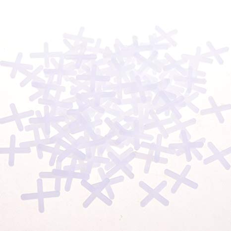 COSMOS 1/8 Inches Wide Tile Spacers for Spacing of Floor or Wall Tiles, 500 PCS