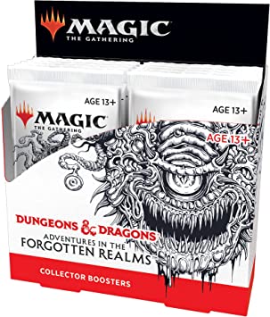 Magic: The Gathering Adventures in the Forgotten Realms Collector Booster Box | 12 Packs (180 Magic Cards)