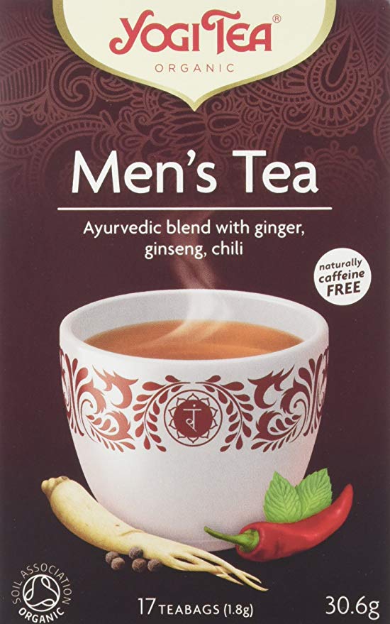 Yogi Tea  Men's Tea 17 teabags (Pack of 6, total 102 teabags)