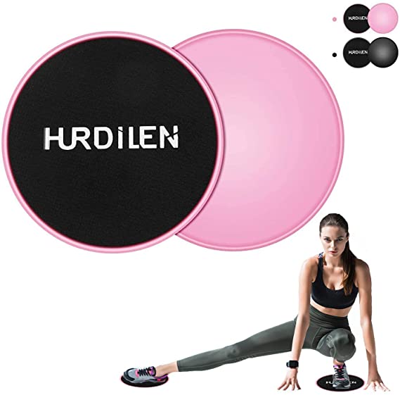 Vdealen Core Sliders, Exercise Gliding Discs Dual Sided Use on Carpet and Hardwood Floors, Abdominal Exercise Equipment, Home Fitness Equipment, Perfect for Abdominal&Core Workouts