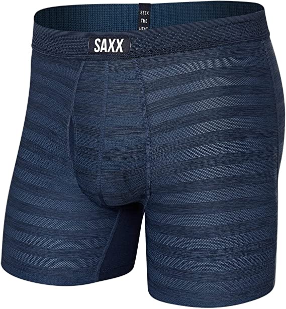 SAXX Men's Underwear -DROPTEMP™ Cooling Mesh Boxer Briefs with Built-In Pouch Support, Underwear for Men