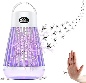 Zapper 2.0-2024 New Mosquito Zapper 2.0, USB Charging and Powerful Lighting Capabilities, 2024 Best Multifunction Mosquito Zapper, Fast Charging, No Noise, Suitable for Home, Camping, Picnic (1pcs)