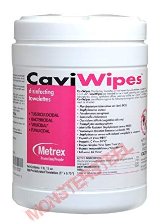 CaviWipes - Cavicide Germacidal Cleaner Wipes 160 ct