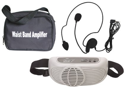 Audio2000'S AWP6202  Waist-Band Portable PA System with a Headset Microphone