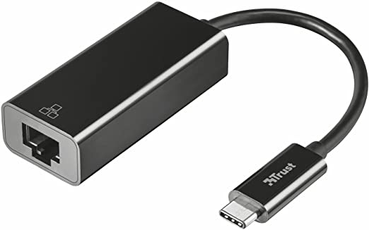 Trust USB Type-C to Ethernet Adapter - Black