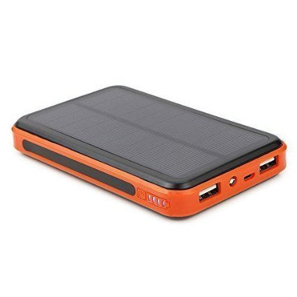 ALLPOWERS 10000mAh Solar Battery Charger for Cell Phone iphone Samsung ipad Tablets and Gopro Camera