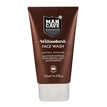 ManCave Natural Willow Bark Face Wash 125ml
