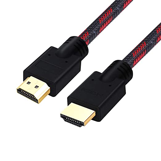 SHULIANCABLE HDMI Cable, Supports 1080p, UHD, FHD, 3D, Ethernet, Audio Return Channel for Fire TVHDTV/Xbox/PS3 (10Ft/3M)
